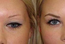 перманентный макияж бровей — фото до и после