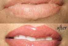 перманентный макияж губ — фото до и после