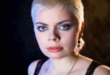 стрижка для круглого лица — короткая стрижка-ежик