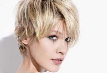 стрижка для круглого лица — стрижка каскад